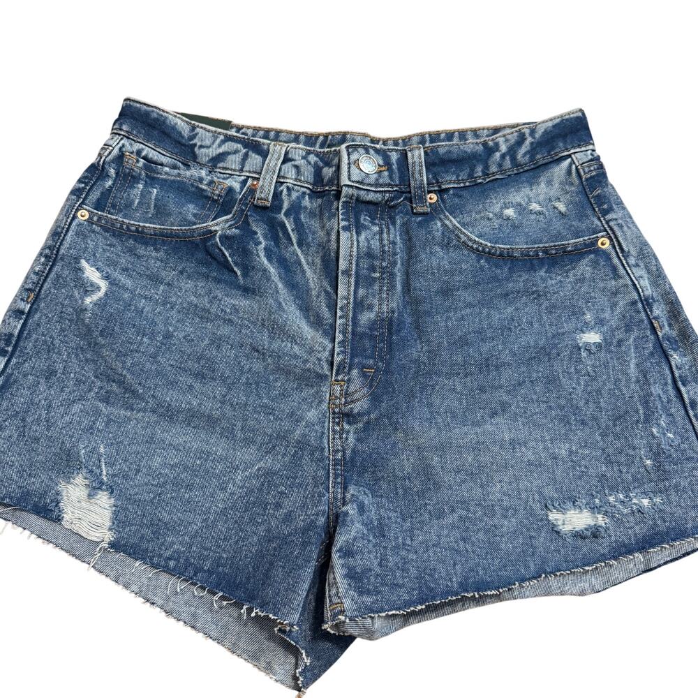 Wild Fable Women's Medium Wash High Rise Cut-Off Jean Shorts - Size 10 - NWT